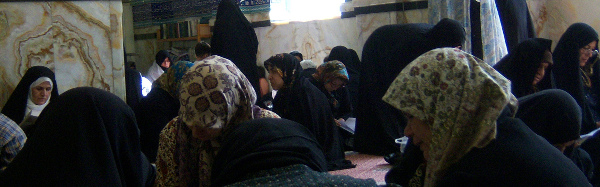 Iranian women studying