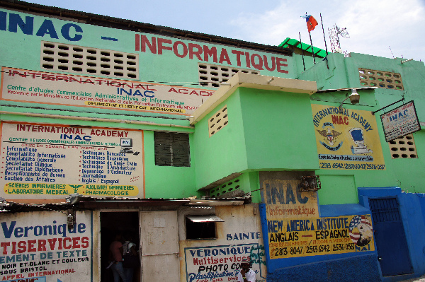 a school in Haiti