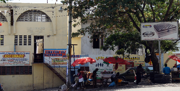 food vendor in Haiti